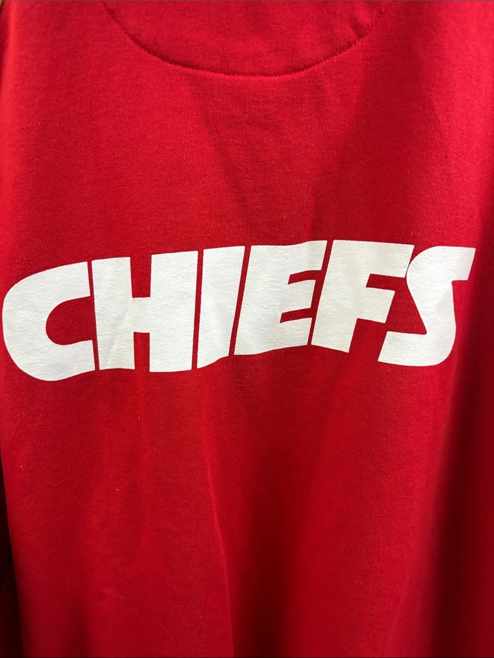 NFL Team Apparel Men’s Kansas City Chiefs Zip Up Hoodie XXL Red/Yellow Gold - Picture 8 of 8